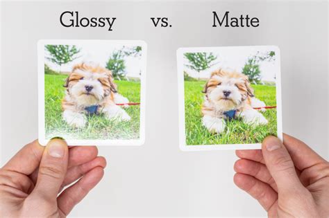 Difference Between Glossy vs. Matte Finish - Pinhole Press