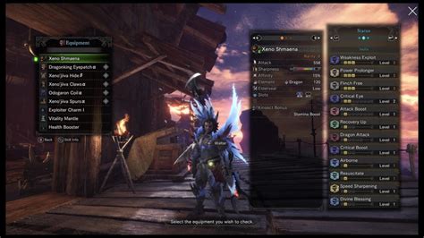 My insect Glaive build at about 110 hours. : MonsterHunterWorld