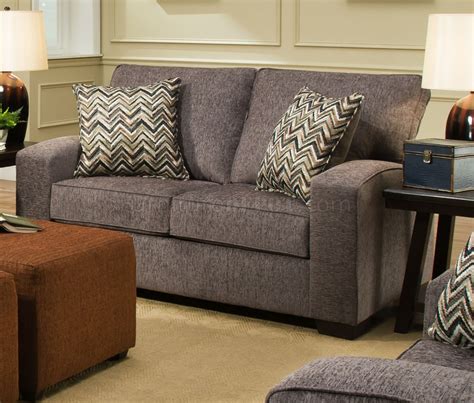 7077 Sofa & Loveseat Set in Endurance Shadow - Simmons w/Options