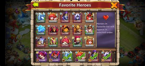 Which heroes are my top 6 heroes that i should use? : r/CastleClash