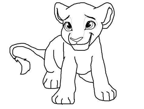 Free Lion Line Art, Download Free Lion Line Art png images, Free ...