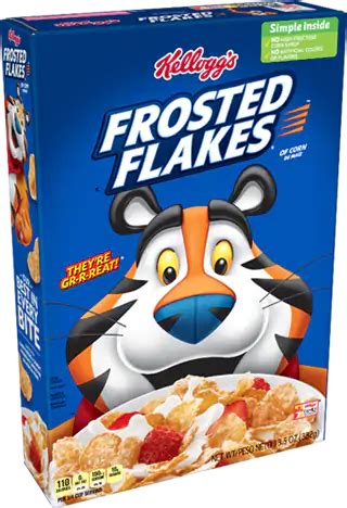 Kellogg's Frosted Flakes® cereal in 2023 | Cereal calories, Cereal ...