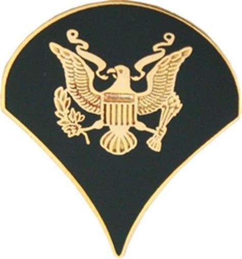 U.S. ARMY SPECIALIST 4 RANK INSIGNIA PIN - E-4 Pin