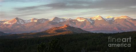 Sangre de Cristo Mountains at sunrise Photograph by Andrew Terrill - Pixels