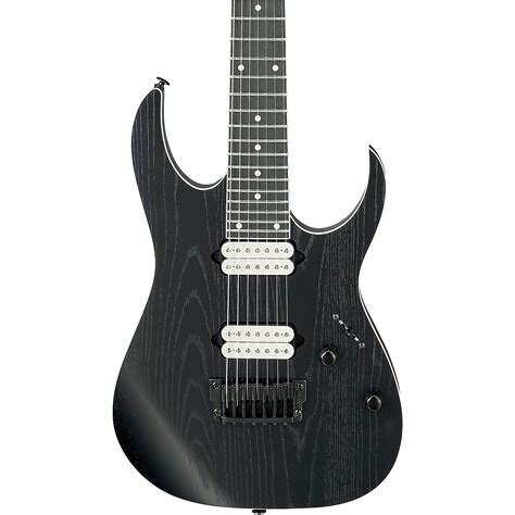 Ibanez RGR752AHBF RG Prestige 7-String Electric Guitar Weathered Black | Musician's Friend