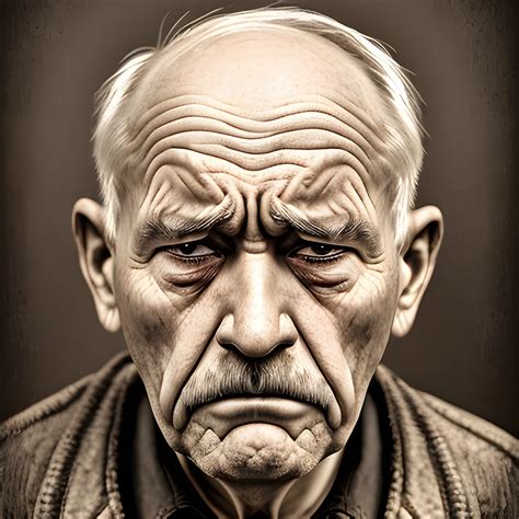 a sad old man face - Arthub.ai