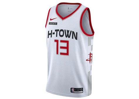 Nike NBA Houston Rockets James Harden Jersey White Men's - US