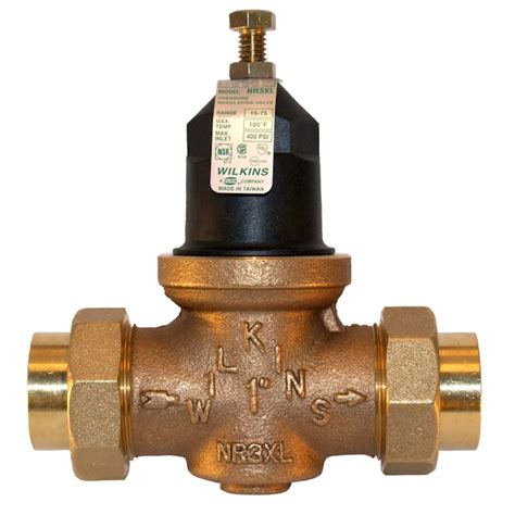 Wilkins NR3XL Series Brass 3/4-in Fip Pressure Reducing Valve in the ...