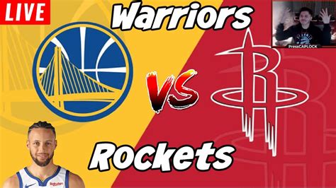 🔴 LIVE - GSW WARRIORS VS ROCKETS LIVE STREAM Reaction NBA Golden State ...