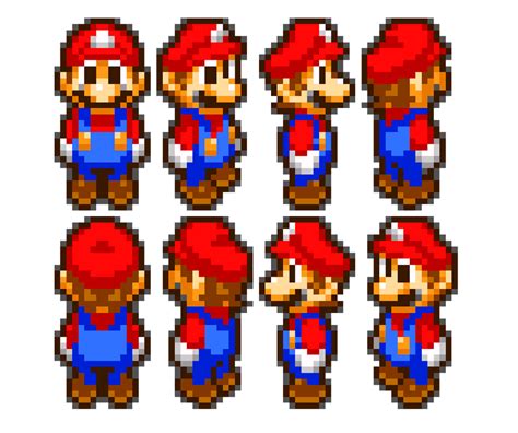 I love the Superstar Saga sprites as much as the next guy, but Mario's ...