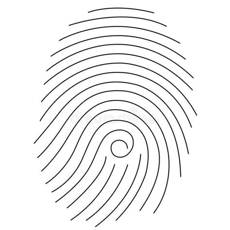 a fingerprint is shown in black and white, with lines coming out of it