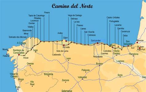 HISTORIA Y ETAPAS DEL CAMINO DEL NORTE | Spain travel, Hiking trip, Camino trail