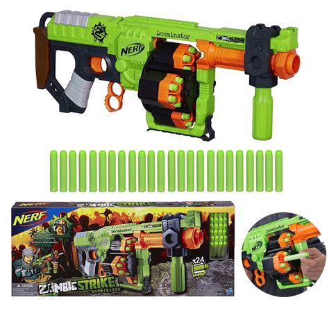 NERF ZOMBIE STRIKE DOOMINATOR 4 MAGAZYNKI B1532 - 7537142901 - oficjalne archiwum Allegro