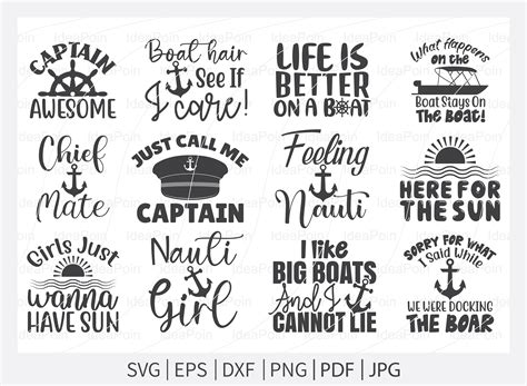 Boat Life SVG Boating SVG Lake Life Svg Bundle Boat Life - Etsy Canada