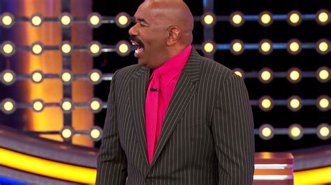 Answer #5 triggers Steve Harvey! “You STOP that!” | Steve Harvey, moustache | Answer #5 triggers ...