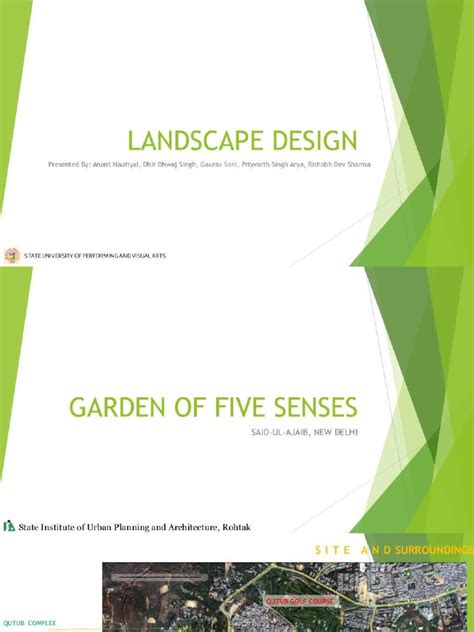 Garden of Five Senses | PDF