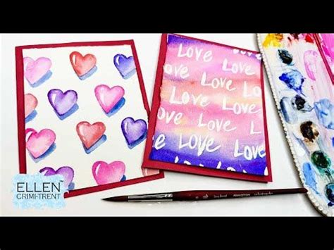 Ellen Crimi-Trent- Artist - YouTube Watercolor Tips, Watercolor Heart, Watercolor Paintings ...