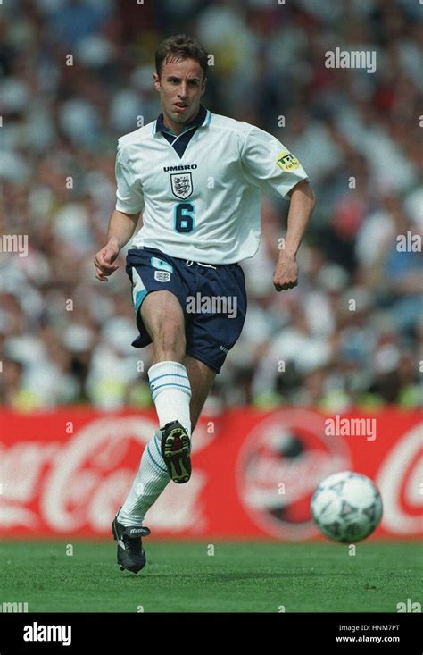 GARETH SOUTHGATE ENGLAND & ASTON VILLA FC 08 June 1996 Stock Photo - Alamy