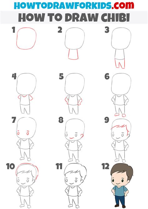 How to Draw Chibi - Easy Drawing Tutorial For kids