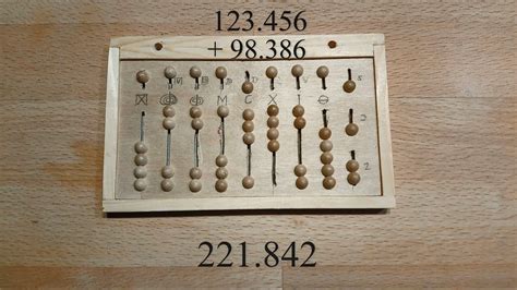 Roman Abacus - Number representation and Addition - YouTube