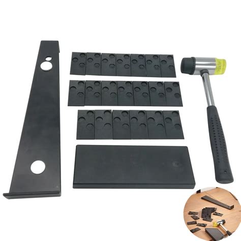 New Laminate Wood Flooring Installation Kit Wooden Floor Fitting Tool DIY Home with Mallet ...