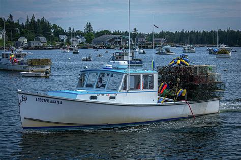 Vinalhaven Maine Lobster Boat Photograph by Thom Blackstone - Pixels