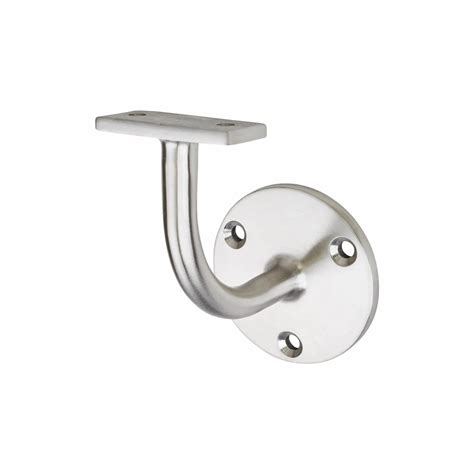 Satin Stainless Steel Handrail Bracket - Stair Bits