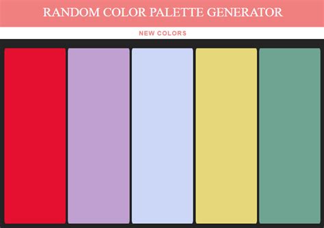 GitHub - CoriBeemish/Random-Color-Palette-Generator: Random 5 color palette generator