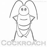 Cockroach Coloring Pages Printable PDF  Coloringfoldercom sketch template