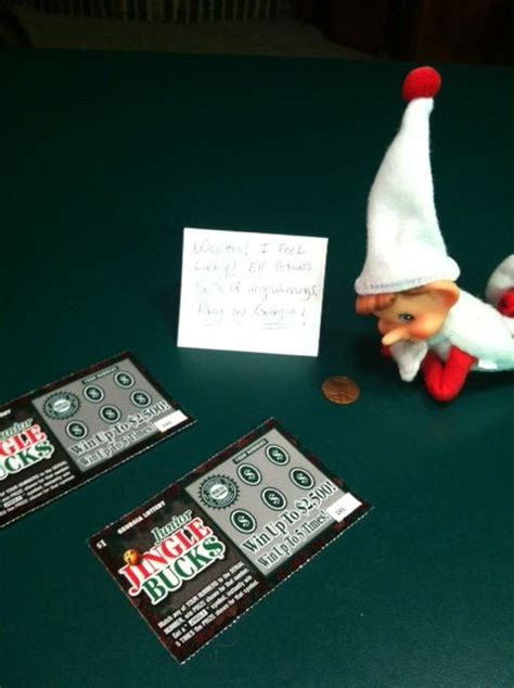 Day 11 elfie feels lucky, lottery tickets for everyone! | New business ...