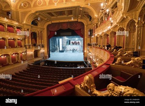 Budapest, Hungarian State Opera House after the completion of the five-year renovation of the ...