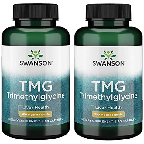 Swanson TMG Trimethylglycine - Amino Acid Supplement Promoting Healthy Liver Function & Heart ...