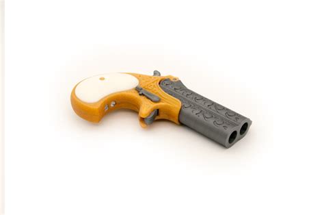 Double Barrel Derringer plastic replica – Printed firearm replicas