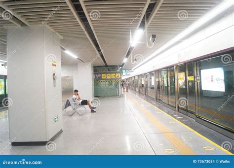 Shenzhen, China: Metro Line 11 Opened Operations Editorial Stock Image ...