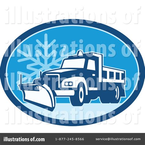 Snow Plow Clipart #1107798 - Illustration by patrimonio