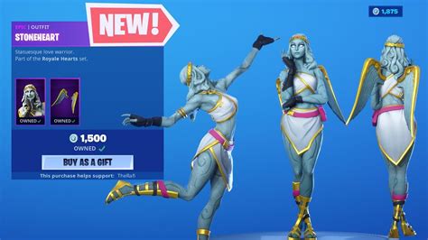 *NEW* Stoneheart Skin in the Item Shop - Fortnite Battle Royale - YouTube