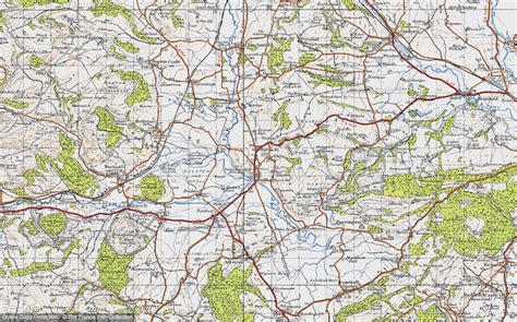 Historic Ordnance Survey Map of Leintwardine, 1947