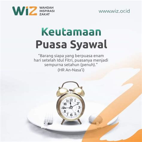 Keutamaan Puasa Syawal – WAHDAH INSPIRASI ZAKAT