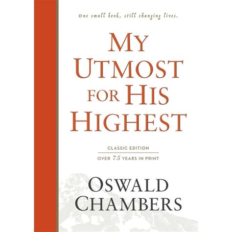 Authorized Oswald Chambers Publications: My Utmost for His Highest : Classic Language Hardcover ...