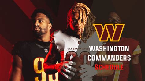 Washington Commanders Schedule 2023-2024