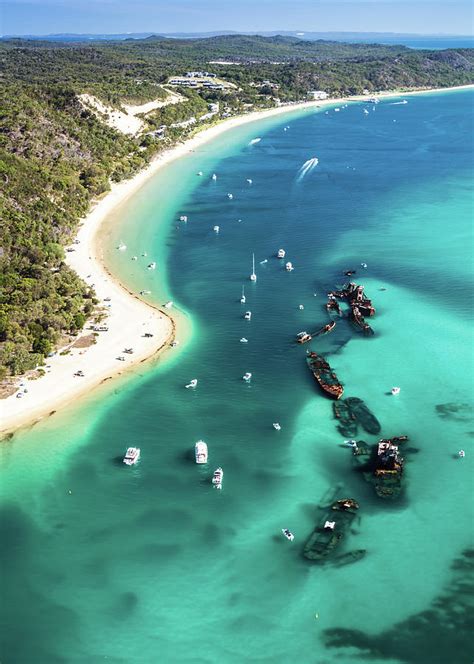 Tangalooma Wrecks Photograph by Silken Photography