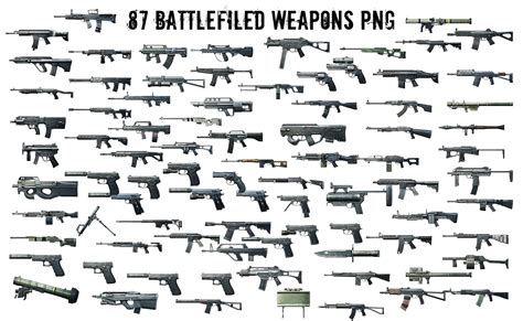 Battlefield 3 Weapons Render [PNG] by JonasForTheArt on DeviantArt