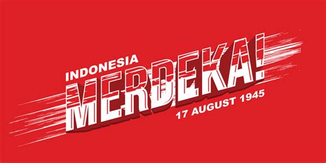 Indonesia Merdeka background banner with flag 26308433 Vector Art at ...