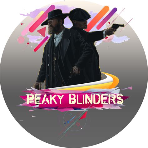 Peaky Blinders tv show logo design by me. transparent logo sticker design of main character of ...