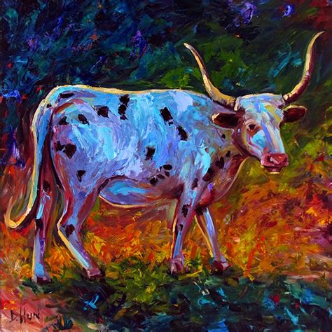 Debra Hurd Original Paintings AND Jazz Art: Longhorn Painting Cattle Art Texas Longhorn ...