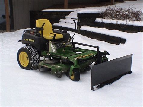 Zero Turn Snow Plow | Snow plow, Zero turn mowers, Tractor snow plow