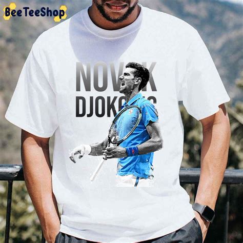 Novak Djokovic Tennis Digital Art Unisex T-Shirt - Beeteeshop