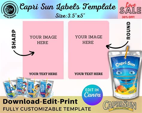 Sun Template, Templates Printable Free, Label Templates, Diy Juice Pouches, Birthday Stuff ...