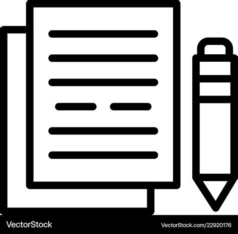 Documentation icon Royalty Free Vector Image - VectorStock