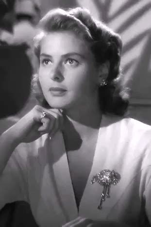 oldhollywood-mylove: Ingrid Bergman as Ilsa Lund Casablanca (1942)